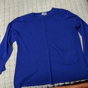 JM collection xl crew neck sweater